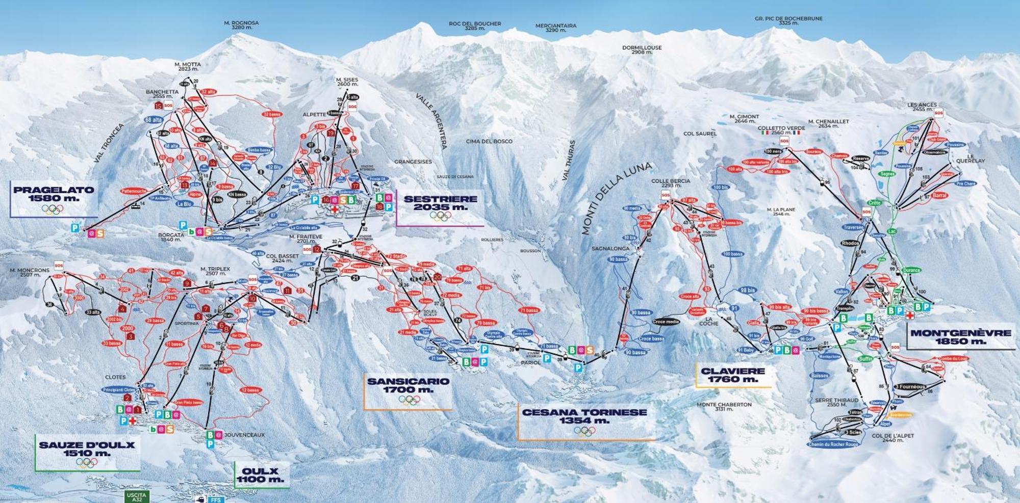 Apartament Etra Close To Piste Oulx Kültér fotó